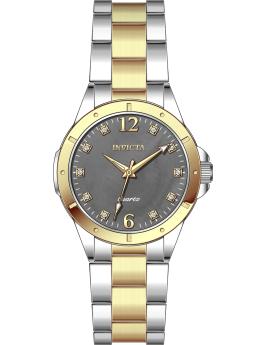 Invicta Celestial 69347 Orologio da Donna - Movimento al Quarzo - Acciaio Inossidabile con Quadrante Grigio - 29 mm