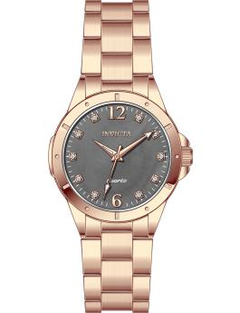 Invicta Celestial 69349 Relógio Feminino - Movimento de Quartzo - Aço Inoxidável com Mostrador Cinza - 29 mm