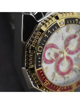 Invicta Akula 49637 Orologio da Uomo - Movimento al Quarzo - Acciaio Inossidabile con Quadrante Argento - 55 mm