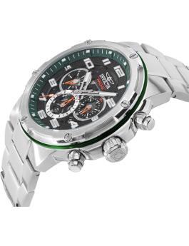 Invicta S1 Rally 49940 Herrenarmbanduhr - Quartz Uhrwerk - Edelstahl mit schwarzem Zifferblatt - 49 mm