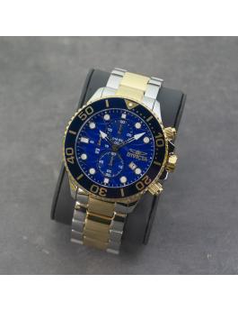 Invicta Pro Diver 50224 Men's Watch - Quartz Movement - Stainless Steel with Blue Dial - 53 mm