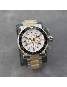 Invicta Coalition Forces 50232 Reloj para Hombre - Movimiento de Cuarzo - Acero Inoxidable con Esfera Plateada - 52 mm