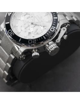Invicta Coalition Forces 50235 Reloj de Hombre - Movimiento de Cuarzo - Acero Inoxidable con Esfera Plateada - 52 mm