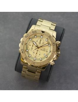Invicta Pro Diver 50248 Relógio Masculino - Movimento Quartz - Aço Inoxidável com Mostrador Dourado - 54 mm