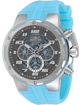 Invicta S1 Rally 50260 Relógio Masculino - Movimento Quartz - Aço Inoxidável com Mostrador Prateado - 49 mm