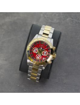 Invicta Speedway 50495 Men's Watch - Quartz Movement - Stainless Steel with Red Dial - 39 mm