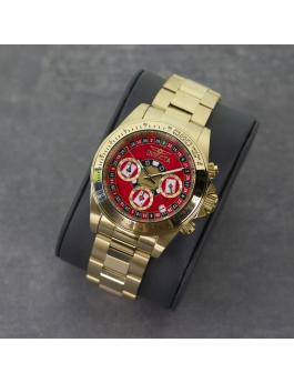 Invicta Speedway 50496 Herrenuhr - Quarzwerk - Edelstahl mit rotem Zifferblatt - 39 mm