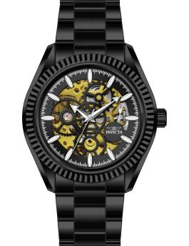 Invicta Objet D Art 69754 Relógio Masculino - Movimento Automático - Aço Inoxidável com Mostrador Preto - 43 mm
