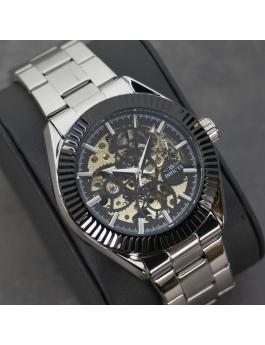Invicta Objet D Art 69755 Relógio Masculino - Movimento Automático - Aço Inoxidável com Mostrador Preto - 43 mm