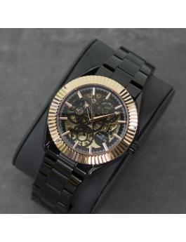 Invicta Objet D Art 69757 Herrenarmbanduhr - Automatisches Uhrwerk - Edelstahl mit schwarzem Zifferblatt - 43 mm