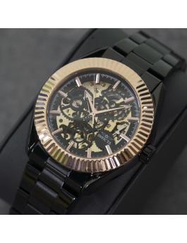 Invicta Objet D Art 69757 Reloj de Hombre - Movimiento Automático - Acero Inoxidable con Esfera Negra - 43 mm
