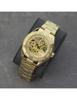 Invicta Objet D Art 69759 Relógio Masculino - Movimento Automático - Aço Inoxidável com Mostrador Dourado - 43 mm