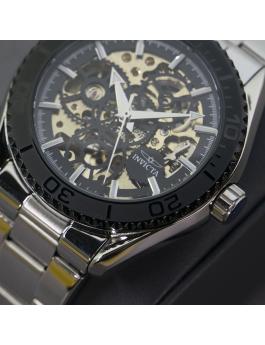 Invicta Objet D Art 69762 Reloj de Hombre - Movimiento Automático - Acero Inoxidable con Esfera Negra - 43 mm