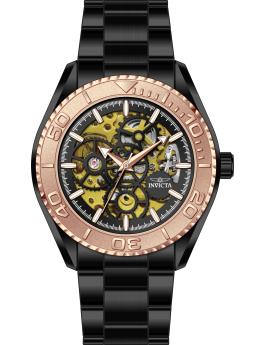 Invicta Objet D Art 69764 Relógio Masculino - Movimento Automático - Aço Inoxidável com Mostrador Preto - 43 mm