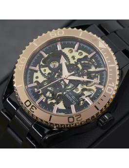 Invicta Objet D Art 69764 Relógio Masculino - Movimento Automático - Aço Inoxidável com Mostrador Preto - 43 mm