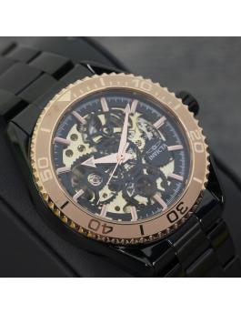 Invicta Objet D Art 69764 Relógio Masculino - Movimento Automático - Aço Inoxidável com Mostrador Preto - 43 mm
