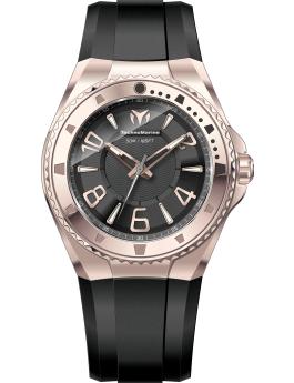 TechnoMarine Lusso Mare TM-225029 Men's Watch - Quartz Movement - Stainless Steel with Black Dial - 44 mm