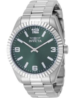 Invicta Specialty 49672 Men's Watch - Quartz Movement - Stainless Steel with Green Dial - 43 mm