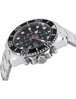 Invicta Pro Diver 50221 Relógio Masculino - Movimento Quartz - Aço Inoxidável com Mostrador Preto - 53 mm
