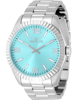 Invicta Specialty 50572 Reloj de Hombre - Movimiento de Cuarzo - Acero Inoxidable con Esfera Azul - 43 mm