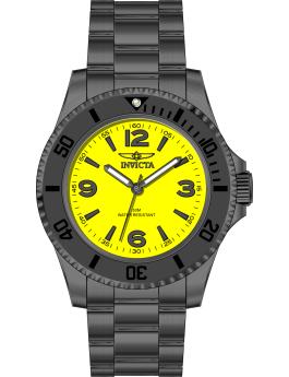 Invicta Specialty 69718 Reloj de Hombre - Movimiento de Cuarzo - Acero Inoxidable con Esfera Amarilla - 40 mm