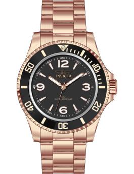 Invicta Specialty 69721 Reloj de Hombre - Movimiento de Cuarzo - Acero Inoxidable con Esfera Negra - 40 mm