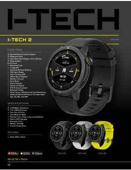 Invicta I-Tech 2 ITECH-001 Reloj para Hombre - Movimiento Smartwatch - Acero Inoxidable con Esfera Negra - 45 mm