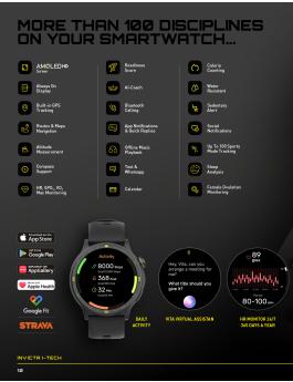 Invicta I-Tech 2 ITECH-001 Reloj para Hombre - Movimiento Smartwatch - Acero Inoxidable con Esfera Negra - 45 mm
