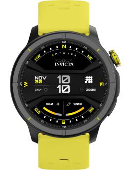 Invicta I-Tech - 2 Pro ITECH-006 Herren Uhr - Smartwatch Bewegung - Edelstahl mit schwarzem Zifferblatt - 46 mm