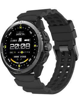 Invicta I-Tech ITECH-009 Herren Uhr - Smartwatch Bewegung - Edelstahl mit schwarzem Zifferblatt - 47 mm