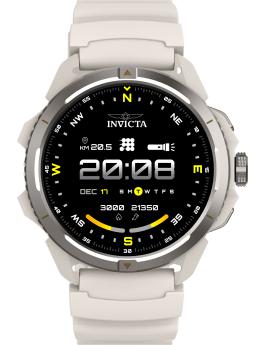 Invicta I-Tech ITECH-010 Reloj de Hombre - Movimiento Smartwatch - Acero Inoxidable con Esfera Negra - 47 mm