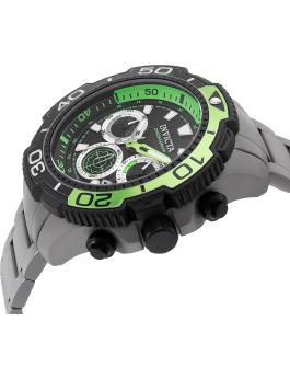 Invicta TI-22 49494 Reloj de Hombre - Movimiento de Cuarzo - Titanio con Esfera Negra - 48 mm