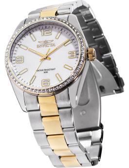Invicta Specialty 50090 Women's Watch - Quartz Movement - Stainless Steel with Mother Of Pearl Dial - 38 mm