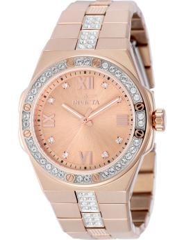 Invicta Specialty 50186 Herren Uhr - Quartz Bewegung - Edelstahl mit Roségold Zifferblatt - 42 mm