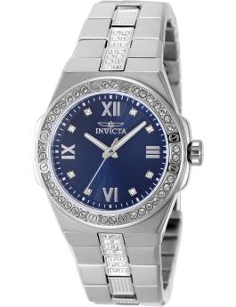 Invicta Specialty 50187 Orologio da Donna - Movimento al Quarzo - Acciaio Inossidabile con Quadrante Blu - 34 mm