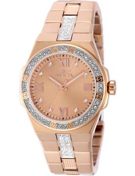 Invicta Specialty 50190 Women's Watch - Quartz Movement - Stainless Steel with Rose Gold Dial - 34 mm
