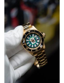 Invicta Pro Diver 50525 Reloj para Hombre - Movimiento de Cuarzo - Acero Inoxidable con Esfera Verde - 40 mm