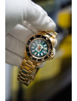 Invicta Pro Diver 50525 Reloj para Hombre - Movimiento de Cuarzo - Acero Inoxidable con Esfera Verde - 40 mm