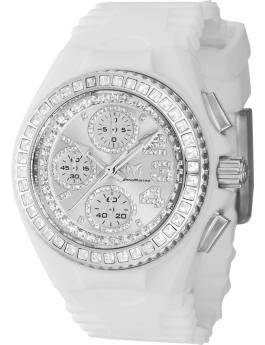 TechnoMarine Cruise TM-121193 Reloj de Mujer - Movimiento de Cuarzo - Acero Inoxidable con Esfera Plateada - 40 mm
