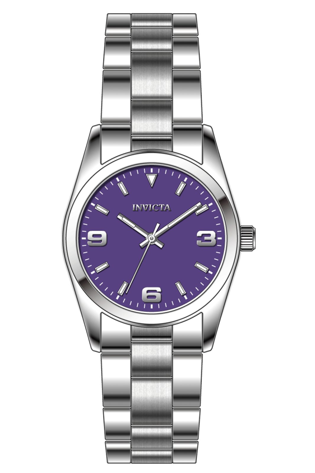 Invicta Celestial 69187 Orologio da Donna - Movimento al Quarzo - Acciaio Inossidabile con Quadrante Viola - 28 mm