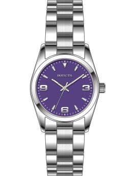 Invicta Celestial 69187 Orologio da Donna - Movimento al Quarzo - Acciaio Inossidabile con Quadrante Viola - 28 mm