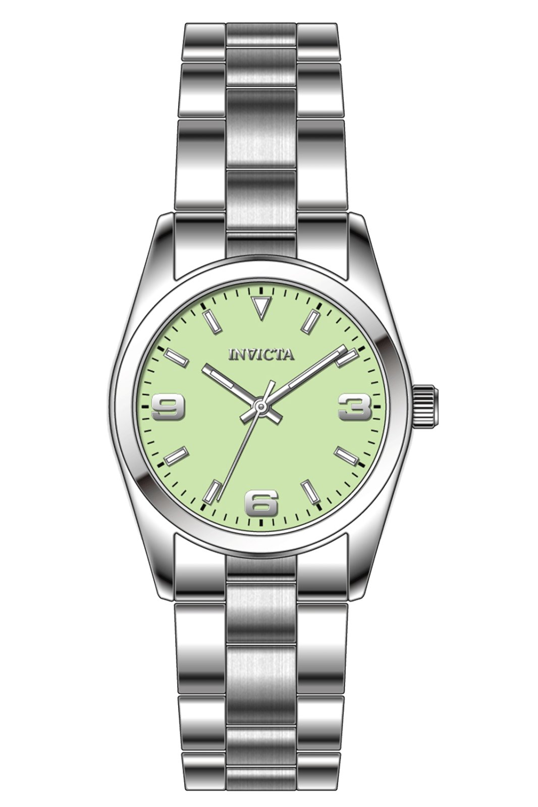 Invicta Celestial 69188 Orologio da Donna - Movimento al Quarzo - Acciaio Inossidabile con Quadrante Verde - 28 mm