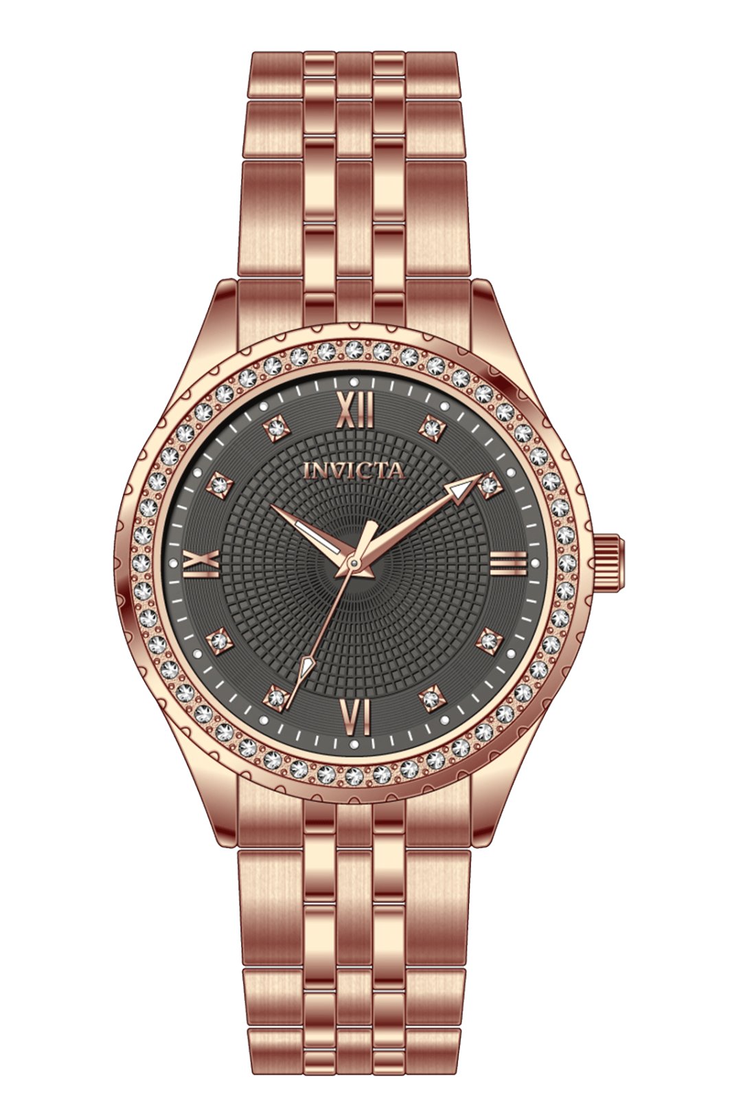 Invicta Specialty 69222 Reloj de Mujer - Movimiento de Cuarzo - Acero Inoxidable con Esfera Gris - 33 mm