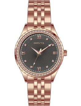 Invicta Specialty 69222 Reloj de Mujer - Movimiento de Cuarzo - Acero Inoxidable con Esfera Gris - 33 mm