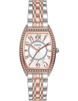 Invicta Wildflower 69269 Reloj de Mujer - Movimiento de Cuarzo - Acero Inoxidable con Esfera Plateada - 29 mm