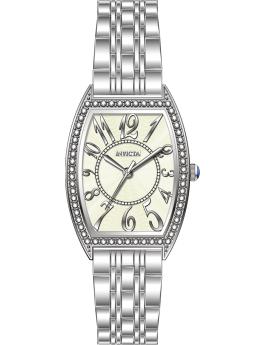 Invicta Wildflower 69272 Reloj de Mujer - Movimiento de Cuarzo - Acero Inoxidable con Esfera Beige - 29 mm