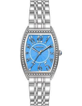 Invicta Wildflower 69273 Reloj de Mujer - Movimiento de Cuarzo - Acero Inoxidable con Esfera Azul - 29 mm