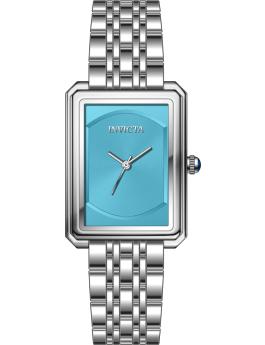 Invicta Wildflower 69333 Reloj de Mujer - Movimiento de Cuarzo - Acero Inoxidable con Esfera Azul - 26 mm