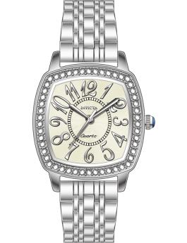 Invicta Wildflower 69363 Orologio da Donna - Movimento al Quarzo - Acciaio Inossidabile con Quadrante Beige - 31 mm