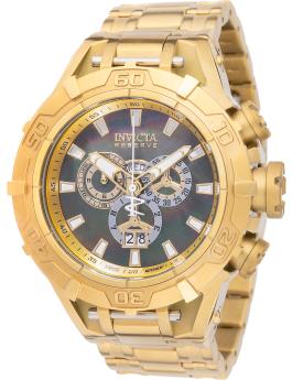 Invicta Reserve 49348 Relógio Masculino - Movimento de Quartzo - Aço Inoxidável com Mostrador de Pérola - 54 mm